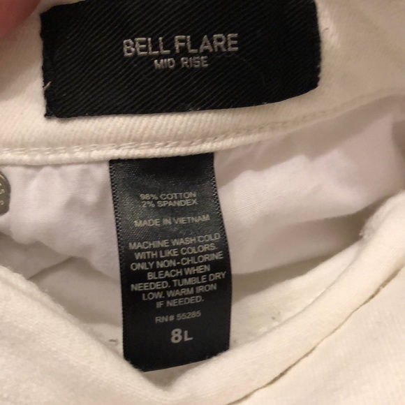 White flare jeans (LONG) - Picture 3 of 5